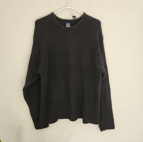 Cotton Ribbed Knit Crewneck - Picture 2 of 7